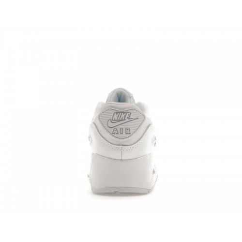 Кроссы Nike Air Max 90 White (PS) - детская сетка размеров