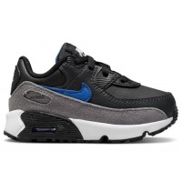 Малышам Nike Air Max 90 Black Medium Blue (TD)