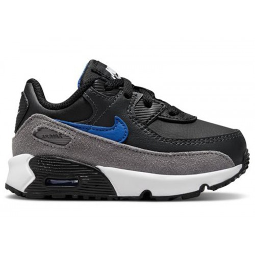 Nike Air Max 90 TD Black Medium Blue - детская сетка размеров