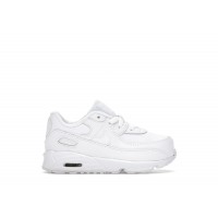 Малышам Nike Air Max 90 Leather Triple White (TD)