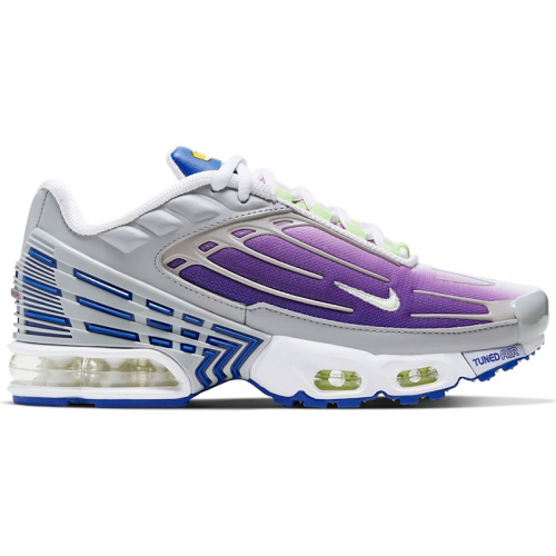 Кроссы Nike Air Max Plus 3 Purple Nebula (GS) - подростковая сетка размеров