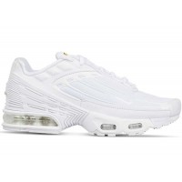 Подростковые кроссовки Nike Air Max Plus 3 Triple White (GS)