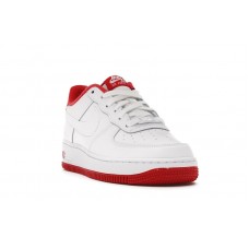 Подростковые Nike Air Force 1 White University Red (GS)