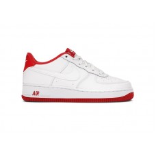 Подростковые Nike Air Force 1 White University Red (GS)