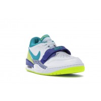 Кроссовки Jordan Legacy 312 Low Ultramarine Neon Yellow Aquamarine