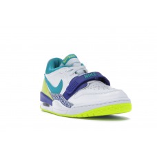 Кроссовки Jordan Legacy 312 Low Ultramarine Neon Yellow Aquamarine