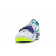 Кроссовки Jordan Legacy 312 Low Ultramarine Neon Yellow Aquamarine