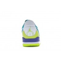 Кроссовки Jordan Legacy 312 Low Ultramarine Neon Yellow Aquamarine