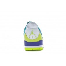 Кроссовки Jordan Legacy 312 Low Ultramarine Neon Yellow Aquamarine