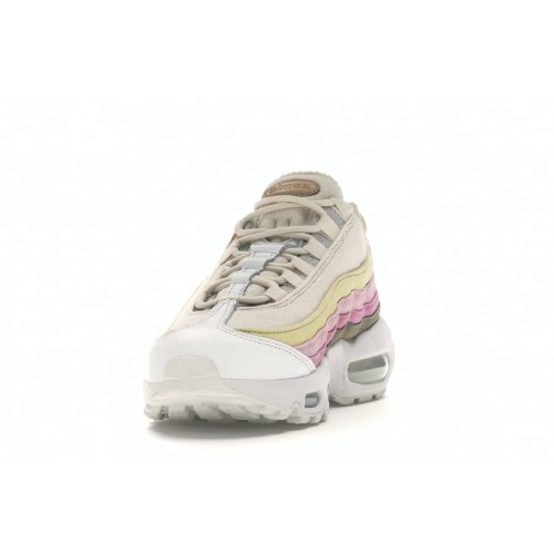 Кроссы Nike Air Max 95 Plant Color Collection Beige (W) - женская сетка размеров