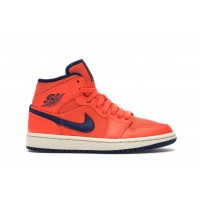 Женские кроссовки Jordan 1 Mid Turf Orange Blue Void (W)