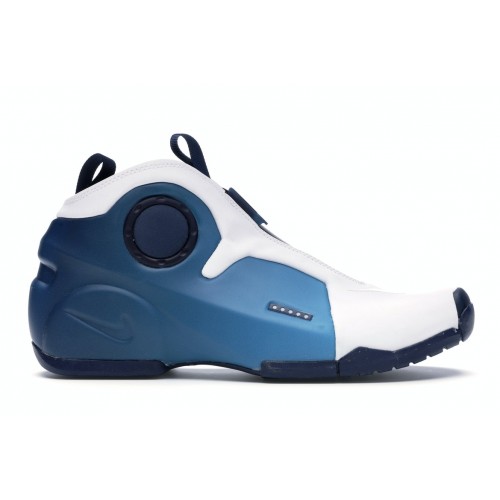 Кроссы Nike Air Flightposite 2 White Navy - мужская сетка размеров