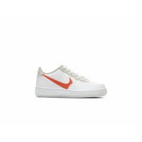 Подростковые Nike Air Force 1 White Total Orange (GS)