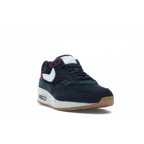 Кроссы Nike Air Max 1 Dark Obsidian Crepe Sole - мужская сетка размеров