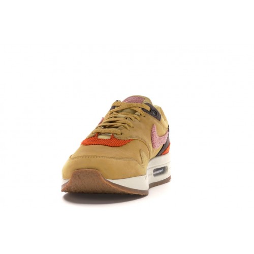 Кроссы Nike Air Max 1 Crepe Wheat Gold Rust Pink - мужская сетка размеров