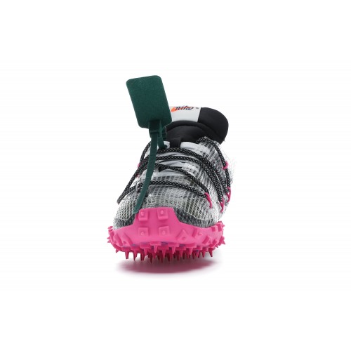 Кроссы Nike Waffle Racer Off-White Black (W) - женская сетка размеров