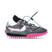 Женские кроссовки Nike Waffle Racer Off-White Black (W)