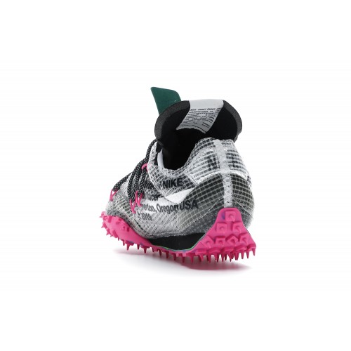 Кроссы Nike Waffle Racer Off-White Black (W) - женская сетка размеров