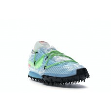 Женские кроссовки Nike Waffle Racer Off-White Vivid Sky (W)