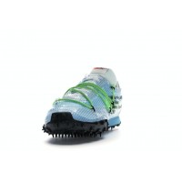 Женские кроссовки Nike Waffle Racer Off-White Vivid Sky (W)