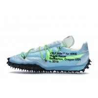 Женские кроссовки Nike Waffle Racer Off-White Vivid Sky (W)
