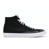 Мужские кроссовки Nike Blazer Mid 77 Vintage Black Canvas