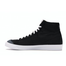 Мужские кроссовки Nike Blazer Mid 77 Vintage Black Canvas