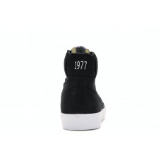 Мужские кроссовки Nike Blazer Mid 77 Vintage Black Canvas
