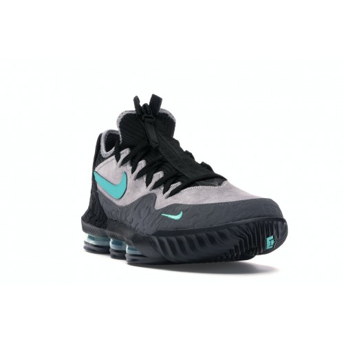 Кроссы Nike LeBron 16 Low Atmos Clear Jade - мужская сетка размеров