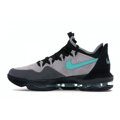 Кроссы Nike LeBron 16 Low Atmos Clear Jade - мужская сетка размеров