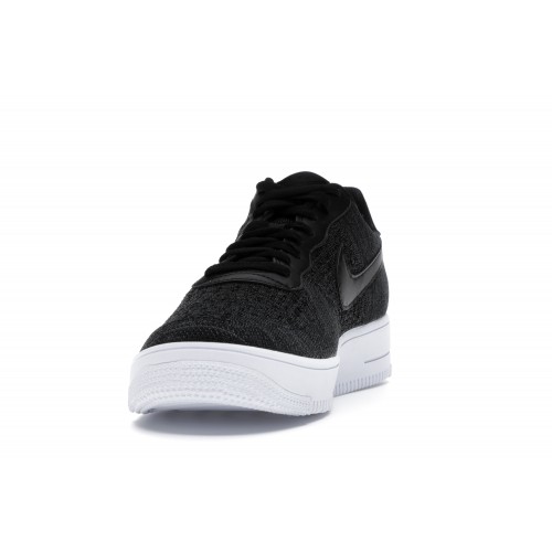 Кроссы Nike Air Force 1 Flyknit 2.0 Black - мужская сетка размеров