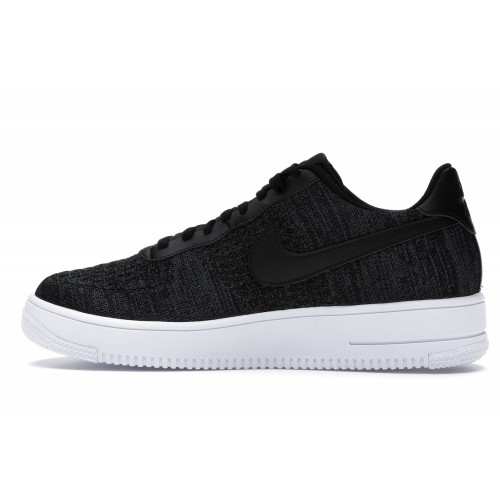 Кроссы Nike Air Force 1 Flyknit 2.0 Black - мужская сетка размеров