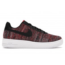 Кроссовки Nike Air Force 1 Flyknit 2.0 University Red Black