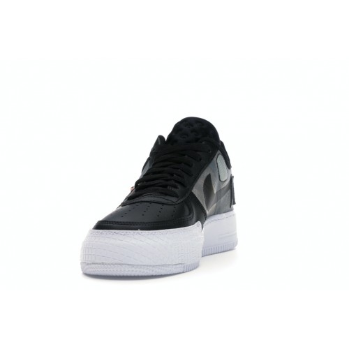 Кроссы Nike Air Force 1 Type Black - мужская сетка размеров