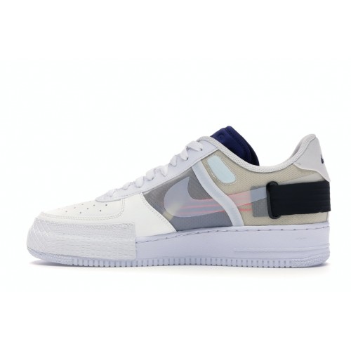 Кроссы Nike Air Force 1 Type - мужская сетка размеров