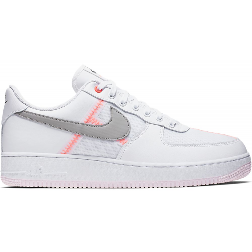 Кроссы Nike Air Force 1 Low Transparent White Grey - мужская сетка размеров