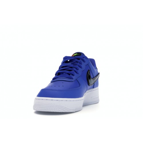 Кроссы Nike Air Force 1 Low Removable Swoosh Pack Blue - мужская сетка размеров