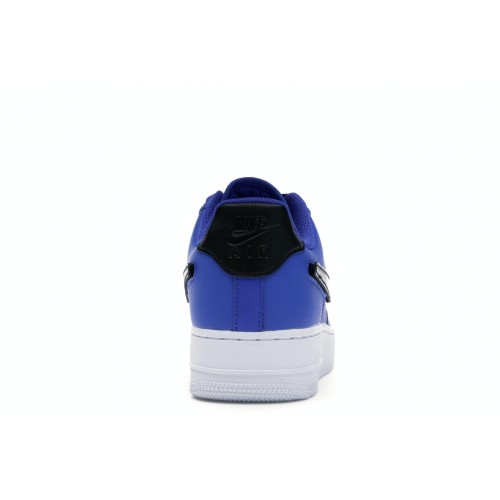 Кроссы Nike Air Force 1 Low Removable Swoosh Pack Blue - мужская сетка размеров
