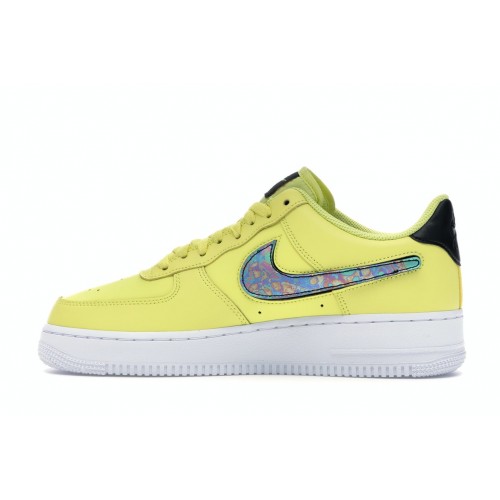 Кроссы Nike Air Force 1 Low Yellow Pulse - мужская сетка размеров