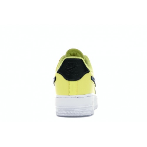 Кроссы Nike Air Force 1 Low Yellow Pulse - мужская сетка размеров