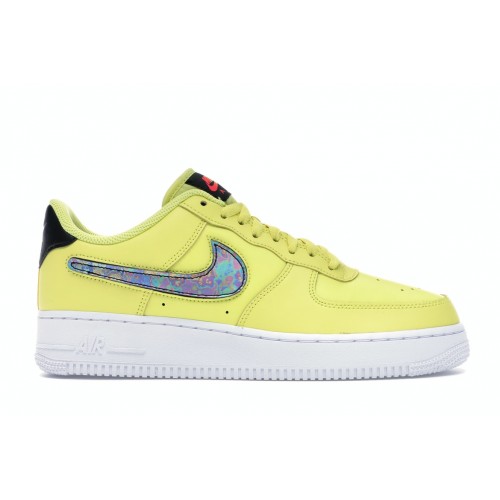Кроссы Nike Air Force 1 Low Yellow Pulse - мужская сетка размеров