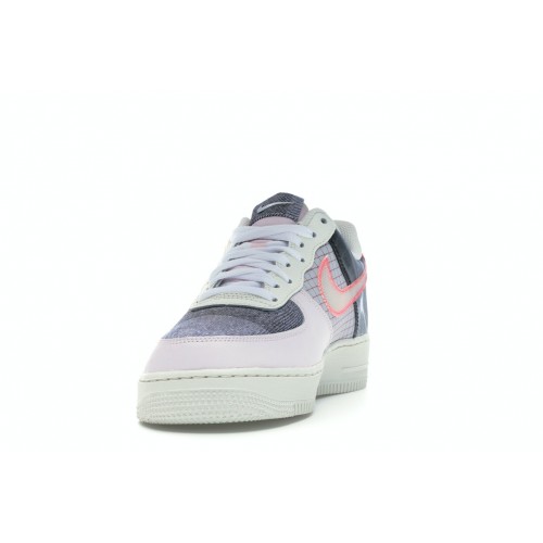 Кроссы Nike Air Force 1 Low Light Soft Pink Pure Platinum - мужская сетка размеров