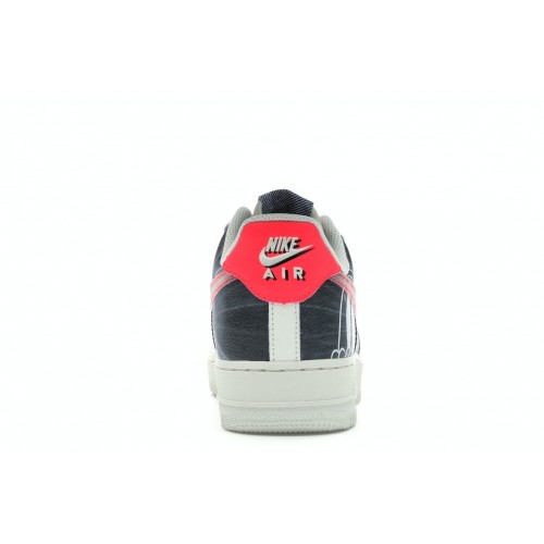 Кроссы Nike Air Force 1 Low Light Soft Pink Pure Platinum - мужская сетка размеров