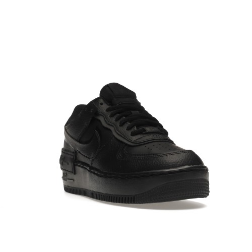 Кроссы Nike Air Force 1 Low Shadow Triple Black (W) - женская сетка размеров