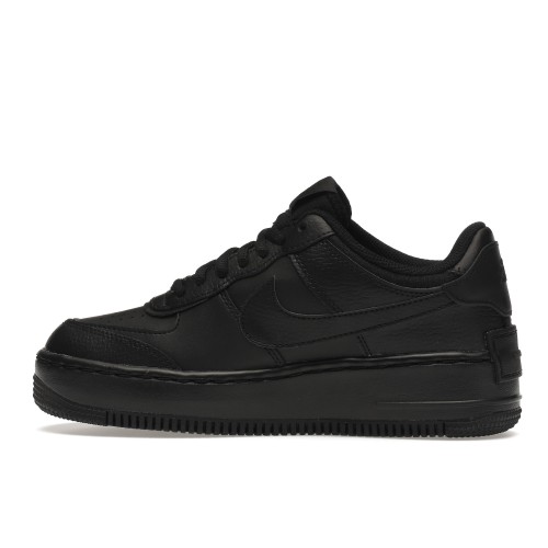 Кроссы Nike Air Force 1 Low Shadow Triple Black (W) - женская сетка размеров