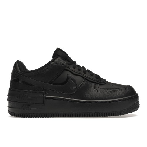Кроссы Nike Air Force 1 Low Shadow Triple Black (W) - женская сетка размеров