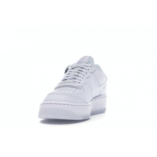 Кроссы Nike Air Force 1 Low Shadow Triple White (W) - женская сетка размеров