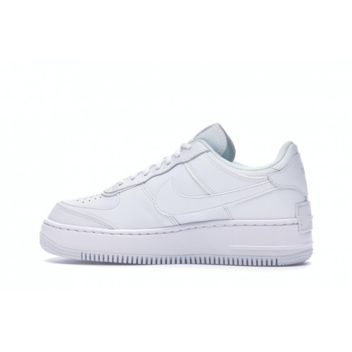 Кроссы Nike Air Force 1 Low Shadow Triple White (W) - женская сетка размеров