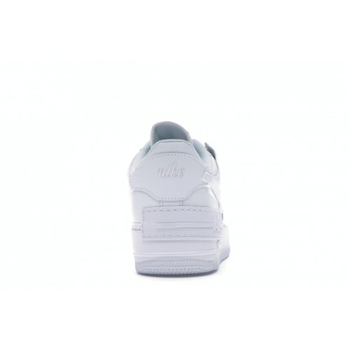 Кроссы Nike Air Force 1 Low Shadow Triple White (W) - женская сетка размеров