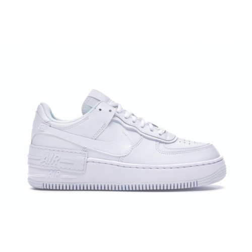 Кроссы Nike Air Force 1 Low Shadow Triple White (W) - женская сетка размеров
